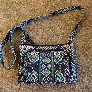 Blue Vera Bradley Little Hipster purse